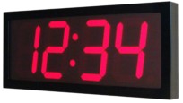led clock metal 4 digits 7 inch