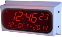 led clock calendar waterproof stainless steel 6 digits 2_3 inch