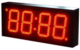 led clock outdoor 4 digits 7 inch