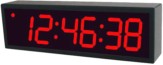 led clock metal narrow 6 digits 2_3 inch same size seconds