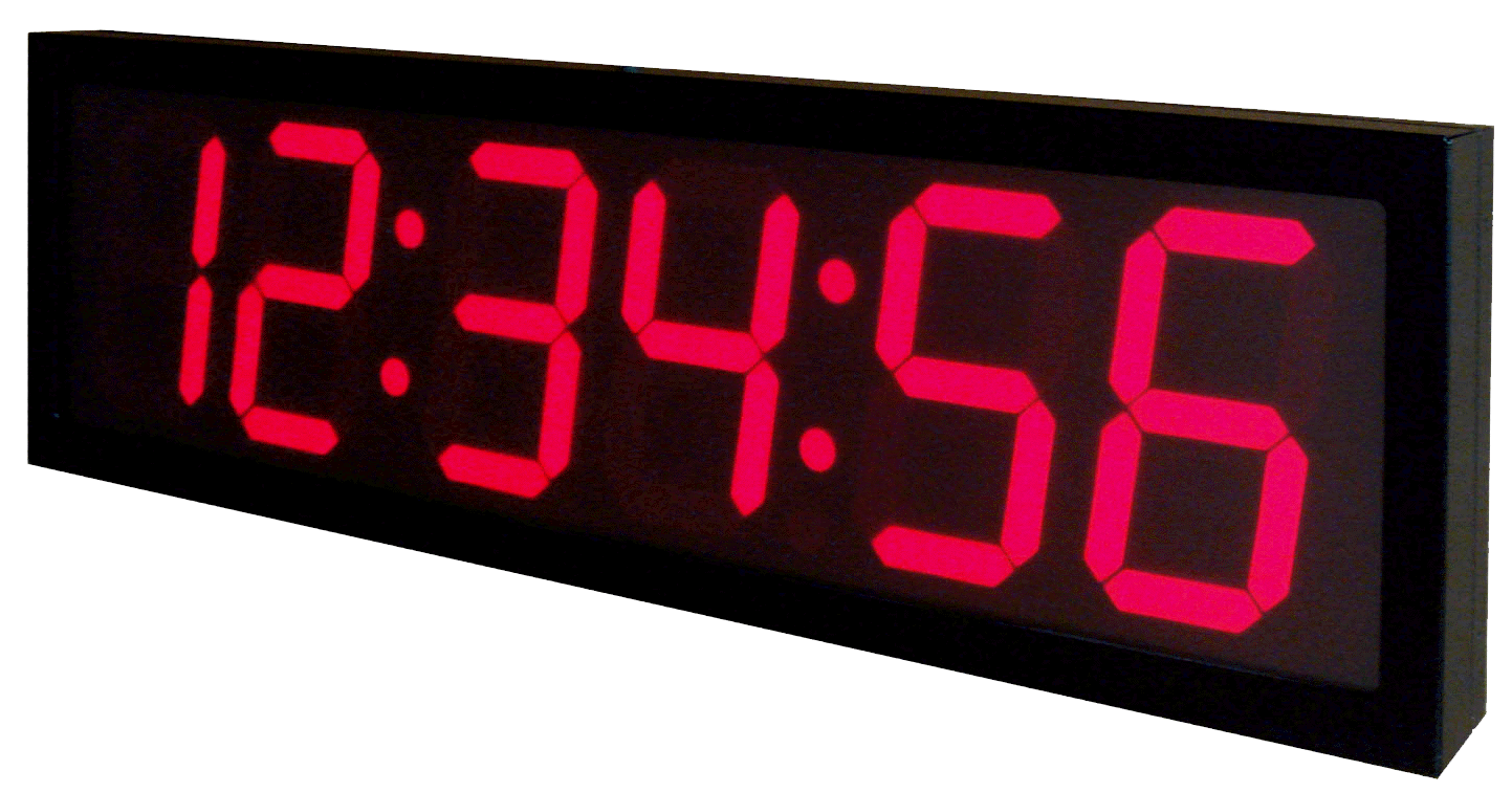 Indoor LED clock 4 and 6 digits